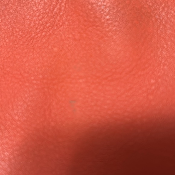 Coach Red/Orange and Brown Leather Shoulder Bag - Picture 6 of 12
